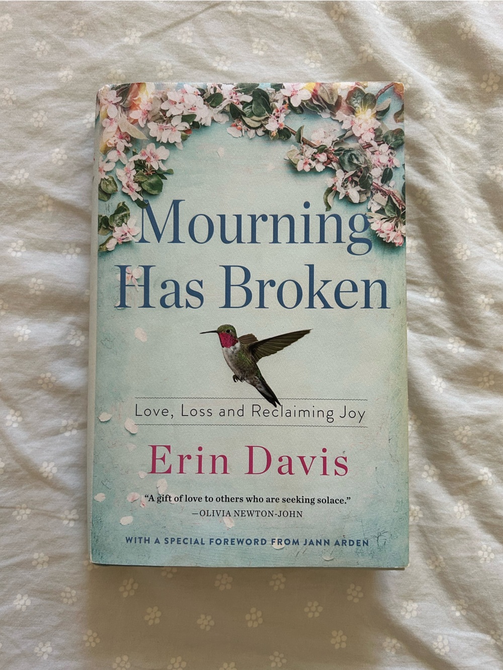 2/$25 Mourning has broken memoir book by Erin Davis hardcover book